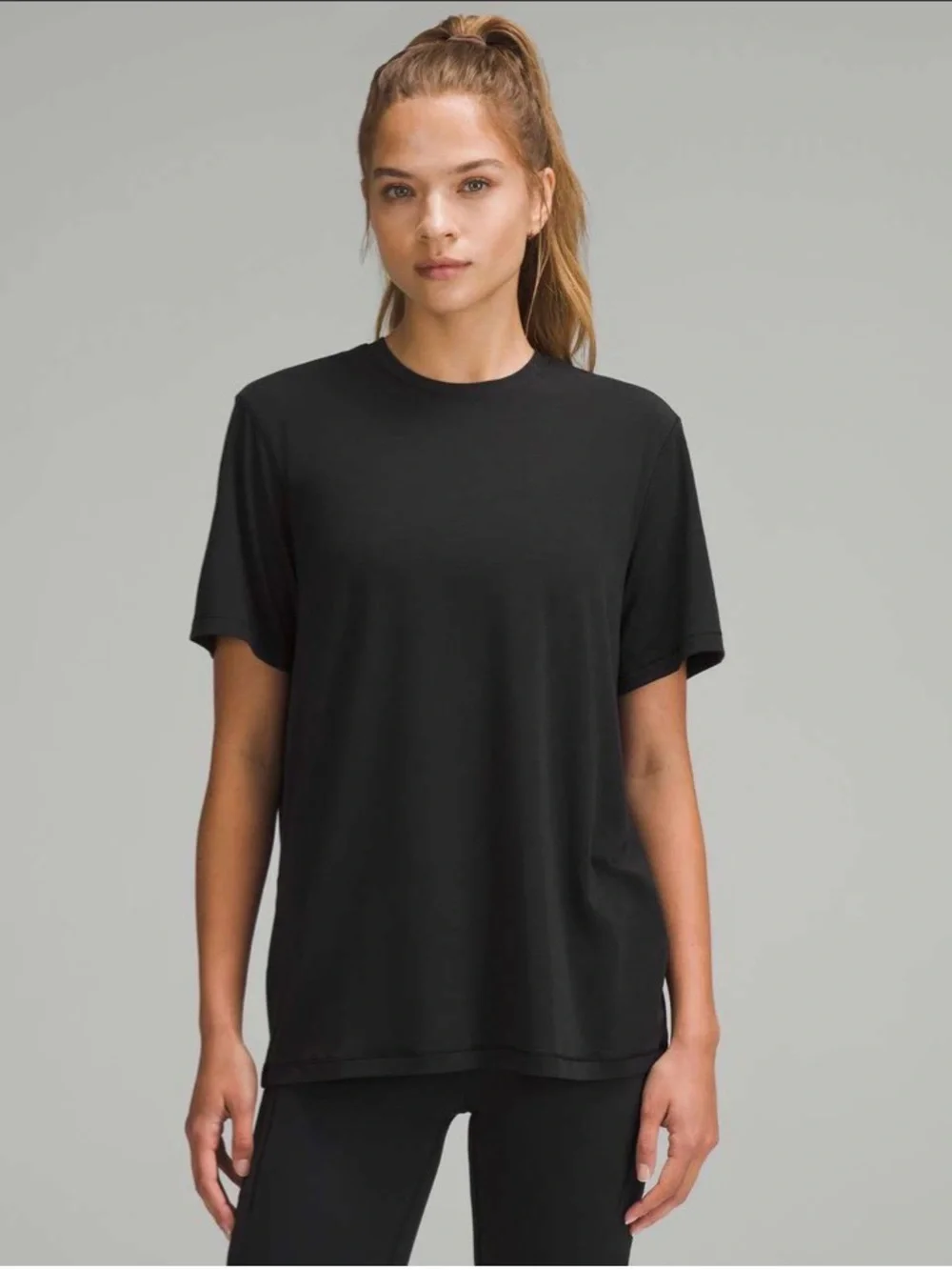 Lululemon Jersey Training Short-Sleeve Shirt Black